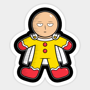 One Gingerbread Man Sticker